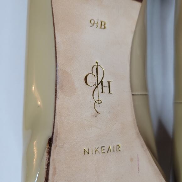 Cole Haan NikeAir Women's Nude Beige Patten Leather Pumps 3" Heel Size 9.5B - Picture 6 of 9